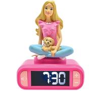 LEXIBOOK RL800BB Nightlight Alarm Clock - Barbie, Patterned,Pink