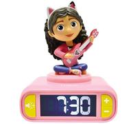 LEXIBOOK RL800GDH Nightlight Alarm Clock - Gabby's Dollhouse, Patterned,Pink