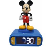 LEXIBOOK RL800MCH Nightlight Alarm Clock - Mickey Mouse, Red,Black,Blue
