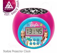 Lexibook RL977BB Barbie Childrens Projector Clock with Timer│Digital LCD Screen