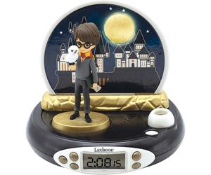 Lexibook RP500HP Warner, Harry Potter Projector Alarm Clock, Built-in Night Ligh