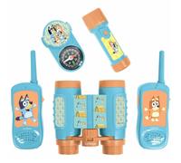 Lexibook RPTW12BY Bluey Adventure Set with Walkie Talkies,Binoculars and Compass