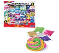 LEXIBOOK, Set of Various Elastic Modeling Textures, Pink Green Yellow Purple Blue Silver Gold, CRMIXD2