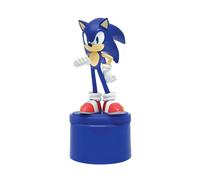 Lexibook, SEGA Sonic The Hedgehog, LED Pocket Nightlight for Children's Bedroom, Soft Light, Battery-Operated, Blue, NLJ01SN