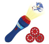LEXIBOOK, Sonic Story Projector, LTC050SN | 3 story discs, 24 images, Torch light, Sonic themed