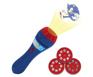 LEXIBOOK, Sonic Story Projector, LTC050SN | 3 story discs, 24 images, Torch light, Sonic themed
