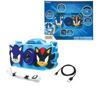 LEXIBOOK Sonic the Hedgehog 4-in-1 Kids Camera, DJ078SN | Photo, video, MP3 & games, 15 frames, 8 GB memory card