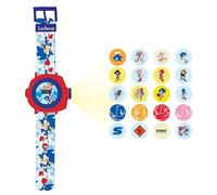 Lexibook, SEGA Hedgehog, Adjustable Watch Digital Screen, Projects 20 Images of Sonic, for Children DMW050SN, Blue/Red