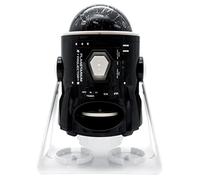 Lexibook, Speaking 2-in-1 Constellations and Images Planetarium Projector, bilingual French-English, 24 images to discover space, 2 constellation domes, STEM, Black/White, NLJ181i1