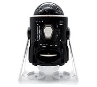 LEXIBOOK, Speaking 2-in-1 Constellations and Images Planetarium Projector, bilingual Polish-English, 24 images to discover space, 2 constellation domes, STEM, Black/White, NLJ181i17