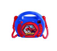 Lexibook, Spider-Man CD Player, RCDK100SP | 2 microphones, Headphone jack, Battery operated