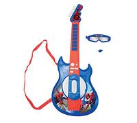 Spiderman Electric Guitar With Light Up Glasses One Colour