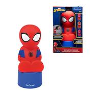 LEXIBOOK Spider-Man Color NightLight for Children's Room, Color Change, Smooth Light, Battery, Blue/Red, NLJ01SPLXB