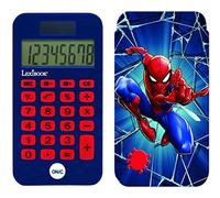 Lexibook, Spider-Man, Pocket Calculator, and advanced functions, Protective hard cover, battery operated, Blue/Red, C45SP