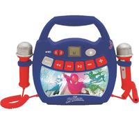 LEXIBOOK Spider-Man Portable Karaoke Digital Player - Red & Blue, Red,Blue