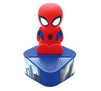 LEXIBOOK, Spider Man, Speaker with luminous figurine, 5.0 Bluetooth, USB/USB Type C port, Red/blue, BTD80SP