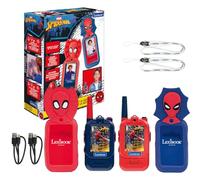 LEXIBOOK, Spider-Man Video Walkie-Talkies with Screen | Spider-Man video walkie-talkies with colour screen, voice changer, video calls and USB-C charging, TWV15SPLXB