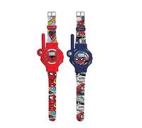 LEXIBOOK Spider-Man Walkie-Talkie Watches DMWTW1SP | 2 pcs, 200m range, flashlight, compass, rechargeable