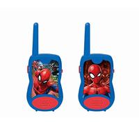 LEXIBOOK, Spider-Man, Walkie-Talkies 200m, Communication Game for Children, 2 Communication Channels, Belt Clip, Battery Operated, Blue, TW12SP