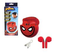 LEXIBOOK, Spider-Man Wireless Earbuds, HPBT05SPLXB | Bluetooth, Microphone, Control button, Rechargeable battery