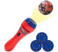 Spider-Man Torch Ligh Projector 50PCS Sticker Drawstring Bag