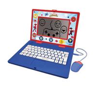 LEXIBOOK, Spidey and his Amazing Friends, Educational Laptop French/English, Toy for Children, 170 Activities to Learn, Play Games and Music, Large Screen, Red/Blue, JC599SPi1