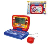 Lexibook, Spidey Bilingual Talking Educational Laptop, 40 Activities, English and Spanish, 6 Learning Categories, Animated Stories, Reading Method, Realistic Keyboard and Mouse, Blue/Red, JC398SPi2LXB