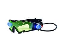 Lexibook RPSPY04 Mission, Spy Night Vision Goggles, Retractable LED Lights, Green Tinted Glass, Adjustable Elastic Bands, Black