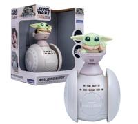 LEXIBOOK, Star Wars, Grogu Roller One Wheel Toy, Grey, ROB01SWLXB | Self-balancing Grogu one-wheel toy with clap activation, portable design and fun responsive sound effects.
