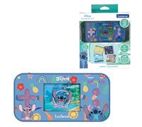 LEXIBOOK - Disney Stitch - Compact Portable Cyber Arcade Console, 150 Games, LCD colour screen, Battery-powered, JL2367DLXB