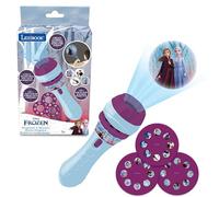 LEXIBOOK - Stories projector, Frozen torch light and projector with 3 discs, 24 images, create your own stories, LTC050FZLXB
