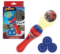 LEXIBOOK, Spider-Man torch light and projector with 3 discs, 24 images, create your own stories, LTC050SP