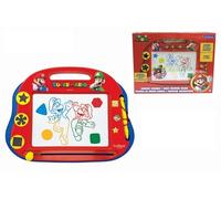LEXIBOOK Super Mario Drawing Board, CRNI550LXB | Multicolor Magic Magnetic Drawing Board, Stylus & stamps, Red/Blue
