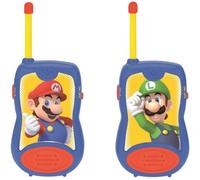 LEXIBOOK Super Mario Walkie Talkies Set - Yellow & Blue, Green,Yellow,Red,Blue