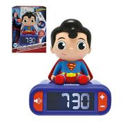 LEXIBOOK, Superman, Superman Nightlight Alarm Clock, Sounds and Melodies, Backlit LCD Screen, Luminous, Snooze, RL800SU