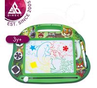 Lexibook The Animals Magnetic Multicolor Drawing Board│Stylus Pen & Stamps│3y+