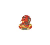 Lexibook Marvel The Avengers Iron Man Projector Clock, Built-in Night Light, time Projection onto The Ceiling, Sound Effects, Battery-Powered, Red/Yellow, Standard