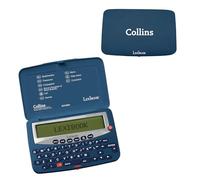 LEXIBOOK, The Collins, 13th Edition-Electronic Pocket Spellchecker, Thesaurus, Crossword, Conjugation, Anagram Solver, Words Games, with Battery, English, Blue/White, DC753EN
