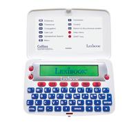 LEXiBOOK - The Collins English Dictionary, 13th Edition - Electronic Dictionary, Definitions, Thesaurus, Conjugation, Phonetic Spelling Check, Crossword Solver, with Battery, Blue/White,