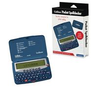 LEXIBOOK, The Collins English Dictionary, 13th Edition-Electronic Pocket Spellchecker, Thesaurus, Crossword, Conjugation, Anagram Solver, Words Games, with Battery, Blue/White, DC753ENLXB