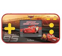Lexibook The Movie Disney Cars Compact Cyber Arcade Consola portátil, 150 Juegos, LCD, Funciona con Pilas, Rojo, Color Rosso