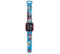 LEXiBOOK, The Smurfs, Digital Screen Watch, 12 or 24-Hour Time Display, Blue/Red, DMW060SF