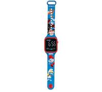 LEXIBOOK, The Smurfs, Digital Watch, 12 or 24 Hour Display, Blue/Red, DMW060SF