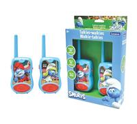 LEXIBOOK, The Smurfs, Walkie-Talkies 200m/650ft, Communication game for children, Belt clip for transport, Battery operated, Blue, TW12SF