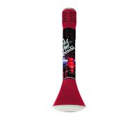 Lexibook, The Voice, Karaoké Micro Star Bluetooth® with Voice changer function, Microphone for singing, Built-in light speaker 3W, micro SD slot, Red/Black, MIC210TV