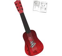 Lexibook, The Voice, My First Guitar for children, 6 nylon strings, 21" long, guide included, red, K200TV