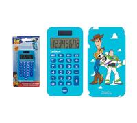 Lexibook, Toy Story Pocket Calculator, Woody & Buzz, 8-Digit Display, Solar + Battery Power, Protective Cover, Blue/Black, C45TSLXB