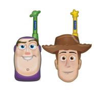 Lexibook, Disney Toy Story 3D Walkie-Talkies, Buzz Lightyear & Woody Design, Up to 500 m Range, Dual Channels, Belt Clip, Green/Yellow, TW18TS