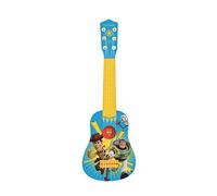 LEXIBOOK Toy Story Woody Buzz My First Guitare, 6 Nylon Strings, 53 cm, Guide Included, Blue/Yellow, K200TS