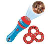 LEXIBOOK Toy Torch Light and Projector with 3 Discs, 24 Images, Create Your own Stories, LTC050TS
